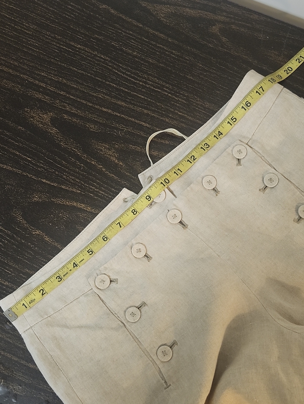 J. Crew Linen Sailor Pants Wide Leg Vintage Style Size 10 - Picture 6 of 10